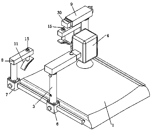 Stable pressing cardiopulmonary resuscitation device for emergency department