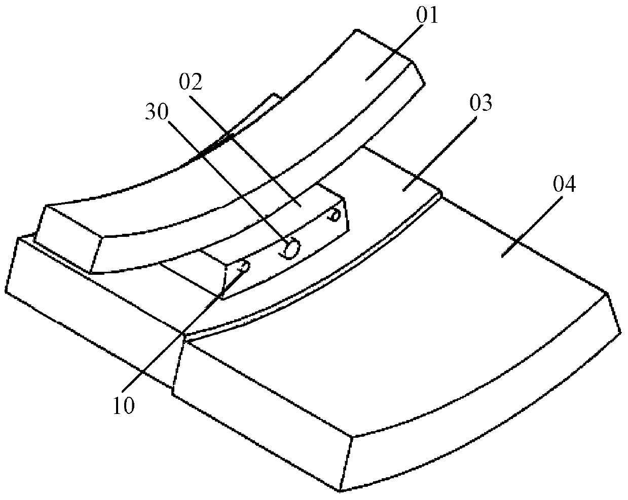 Method and system for determining slab staggering of to-be-assembled segment