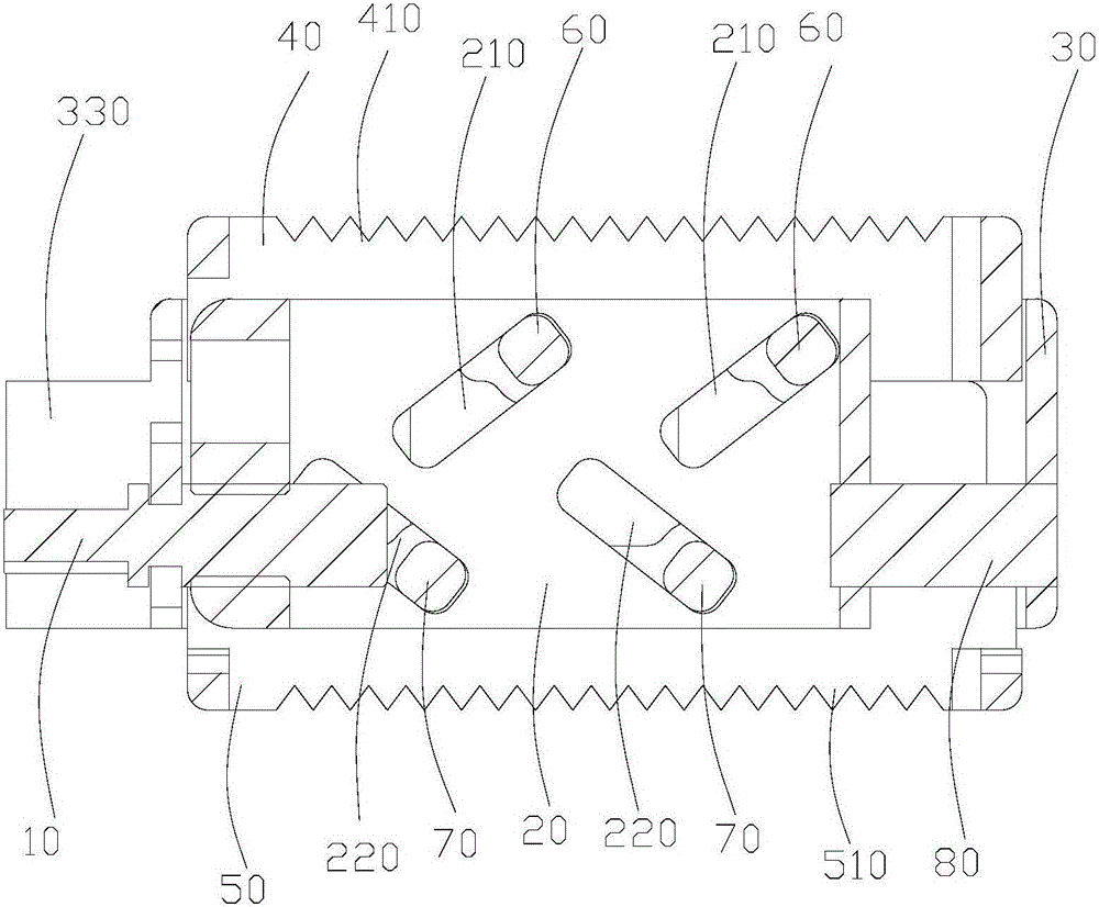 Bidirectional lifting fusion cage and rotating mechanism used for driving bidirectional lifting fusion cage