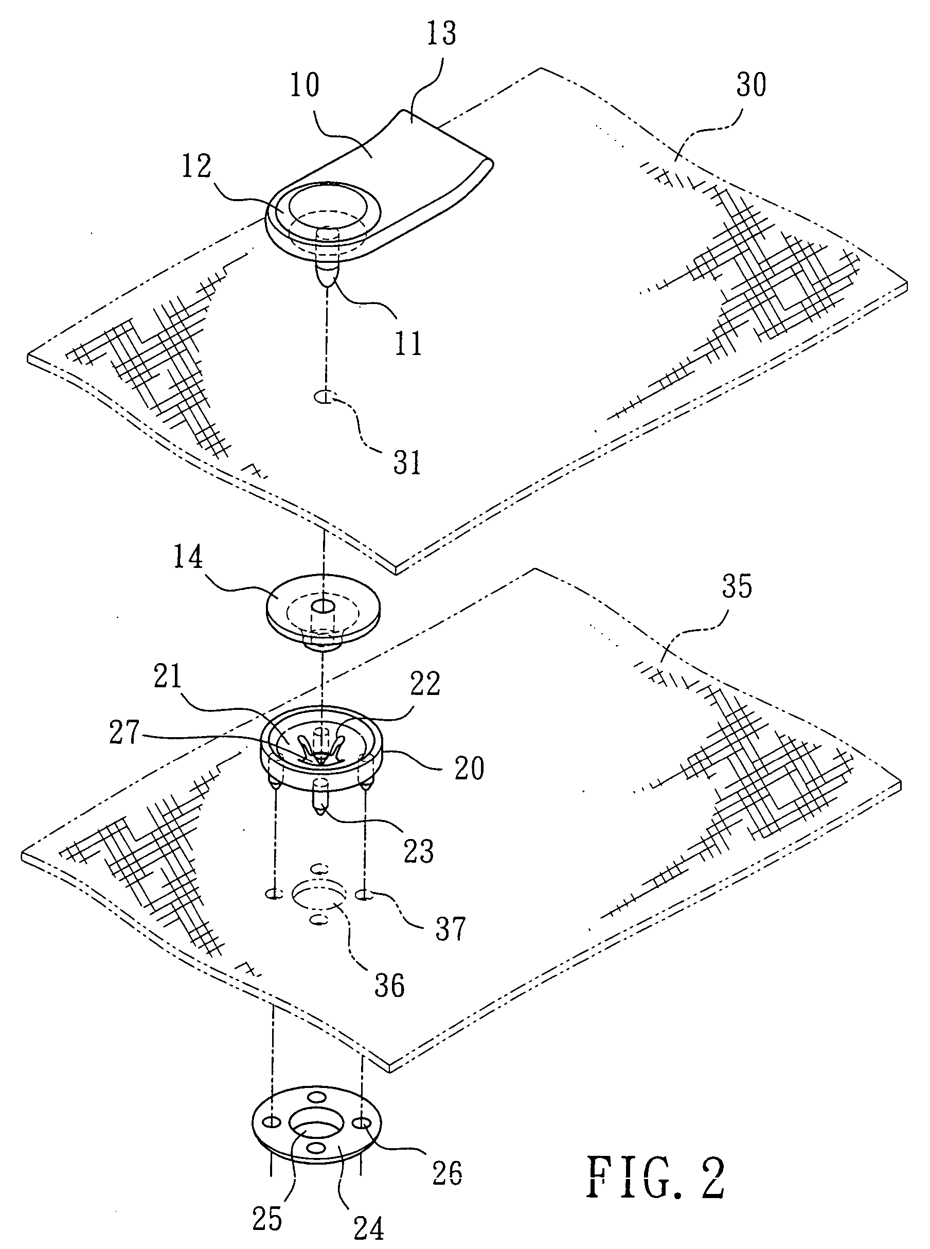 Easy-locking buckle structure