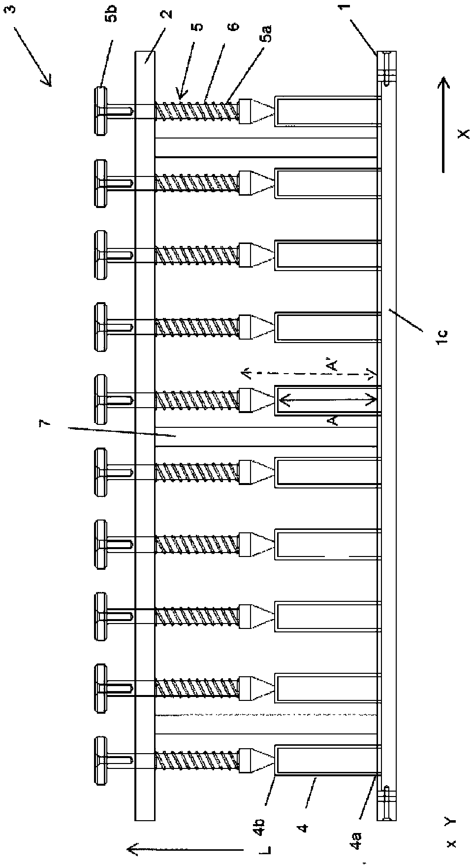 Receptacle for one or more sample containers