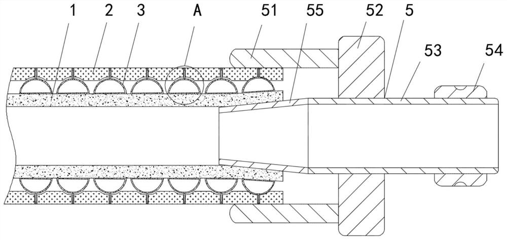 A hole-forming extraction tube for ultrasonic inspection of pile foundation quality