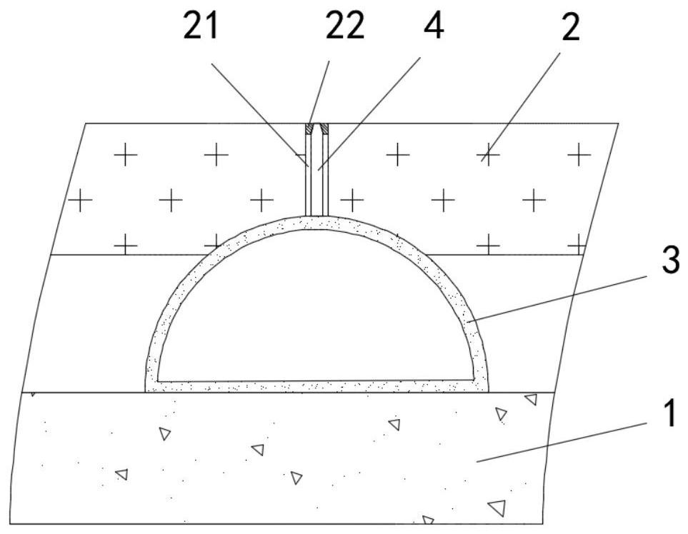 A hole-forming extraction tube for ultrasonic inspection of pile foundation quality