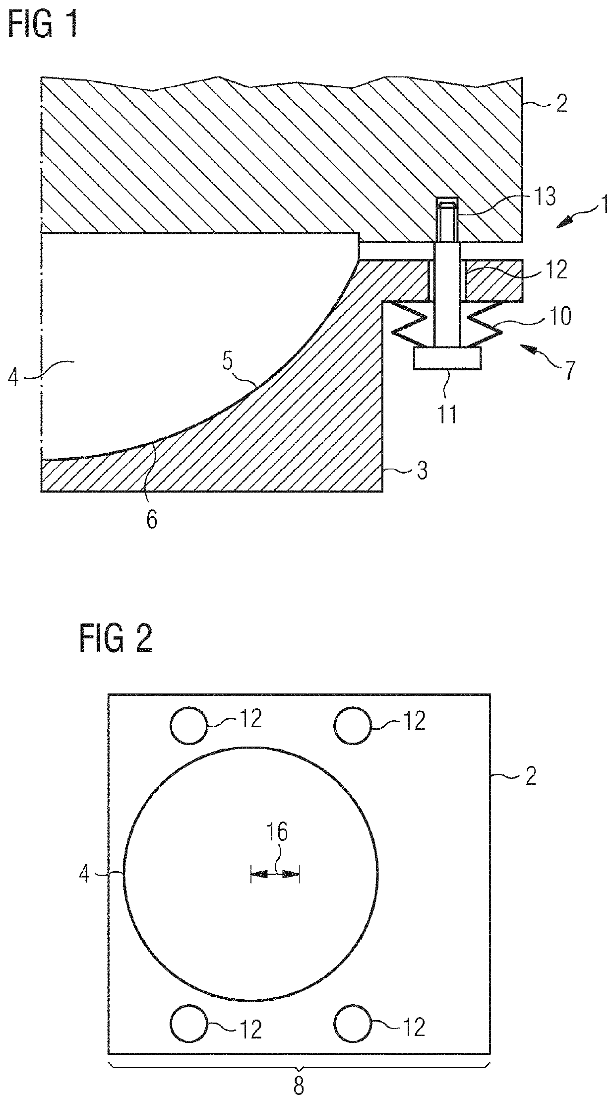 Sliding bearing pad support