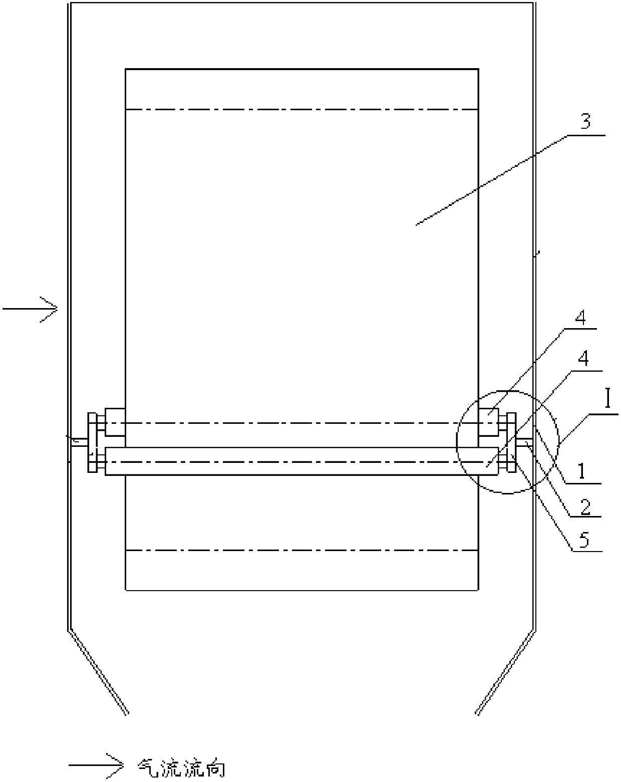 Electric precipitator and ash removing mechanism thereof