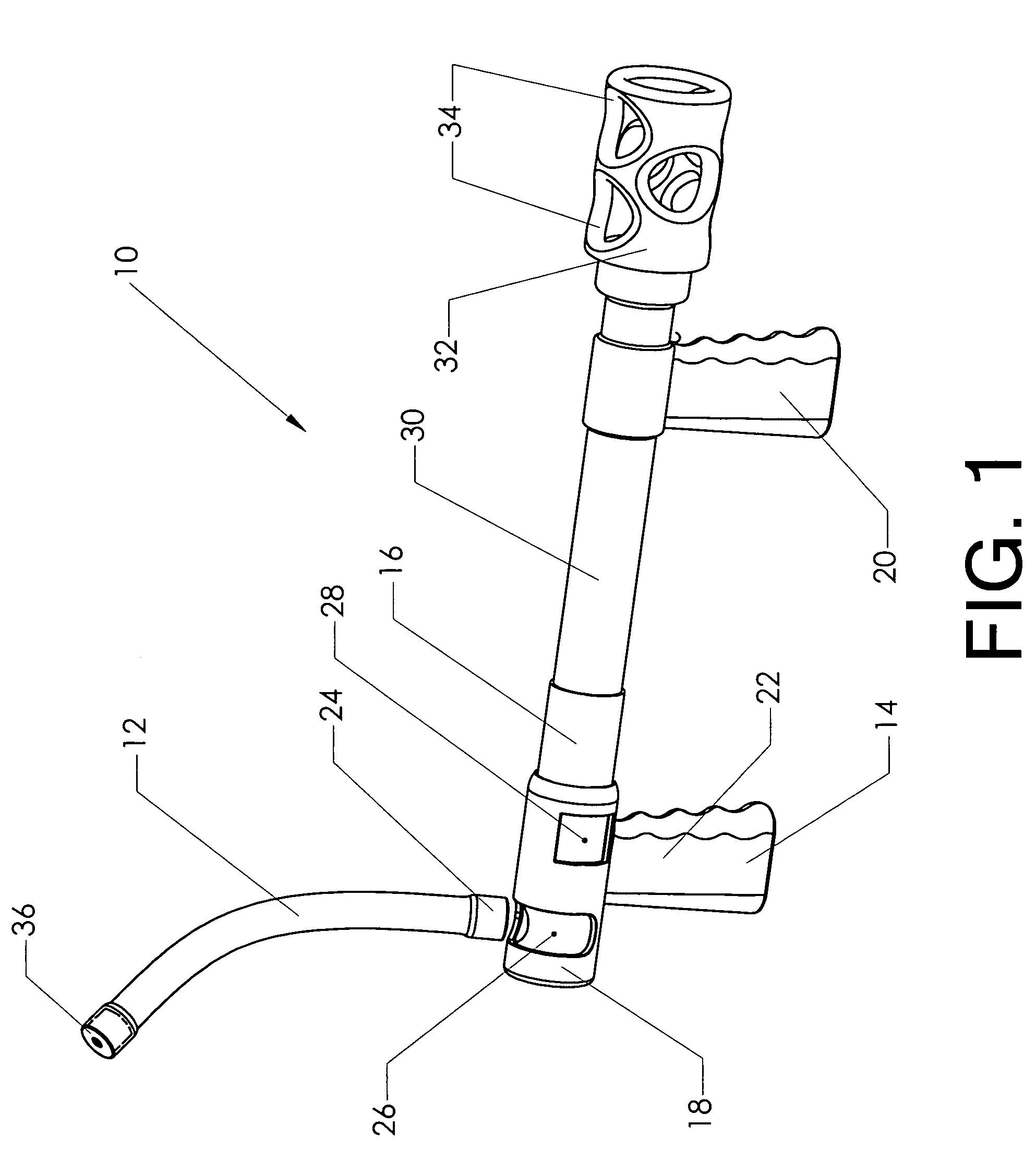 Breech loaded soft projectile blow gun