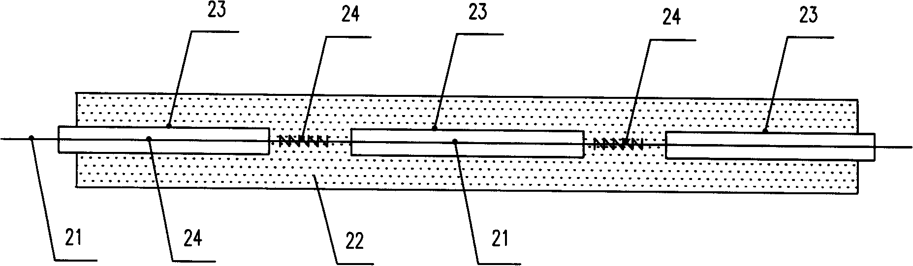 Optical fiber grating intelligent steel strand and its manufacture method