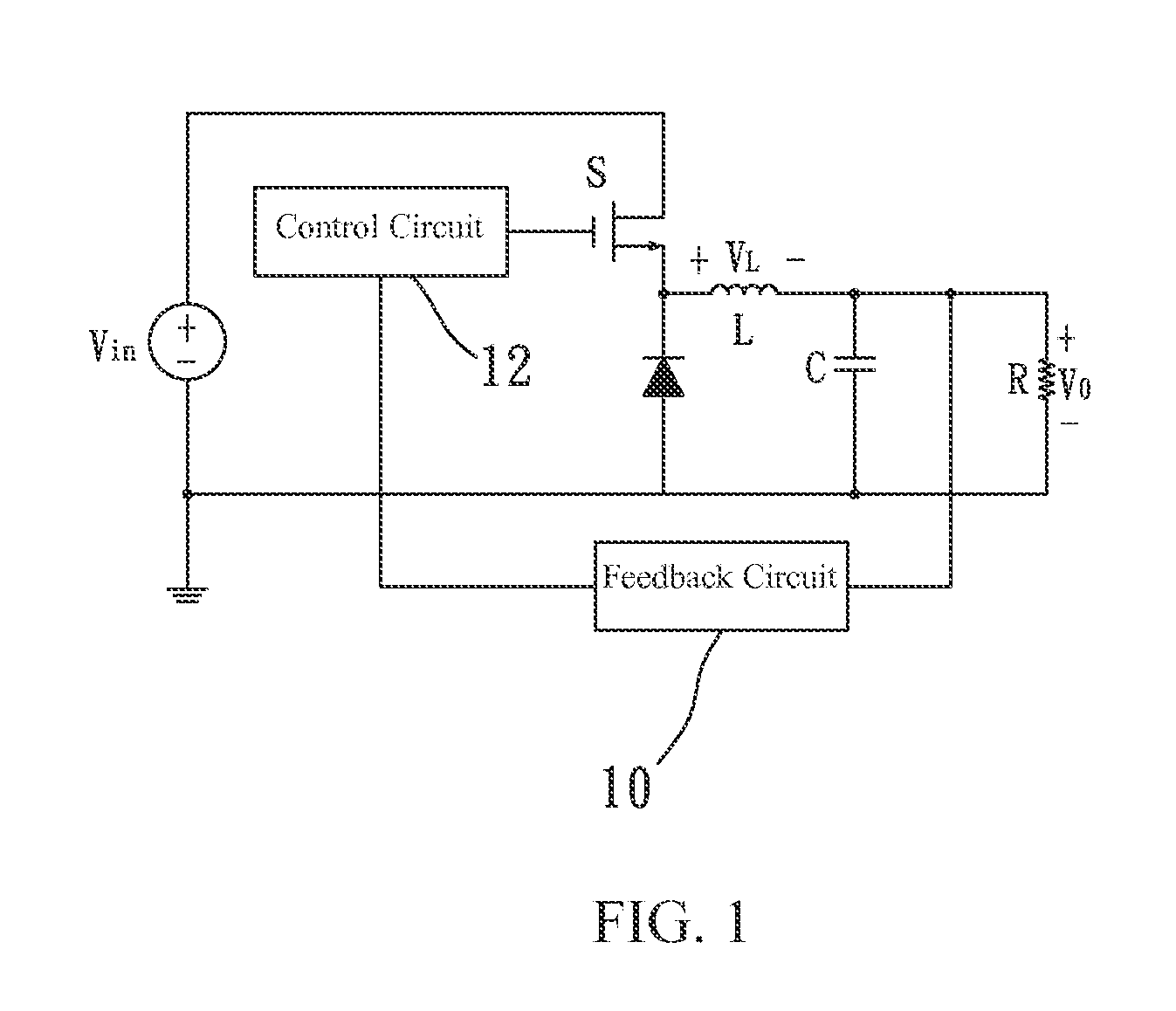 Average inductor current control using variable reference voltage