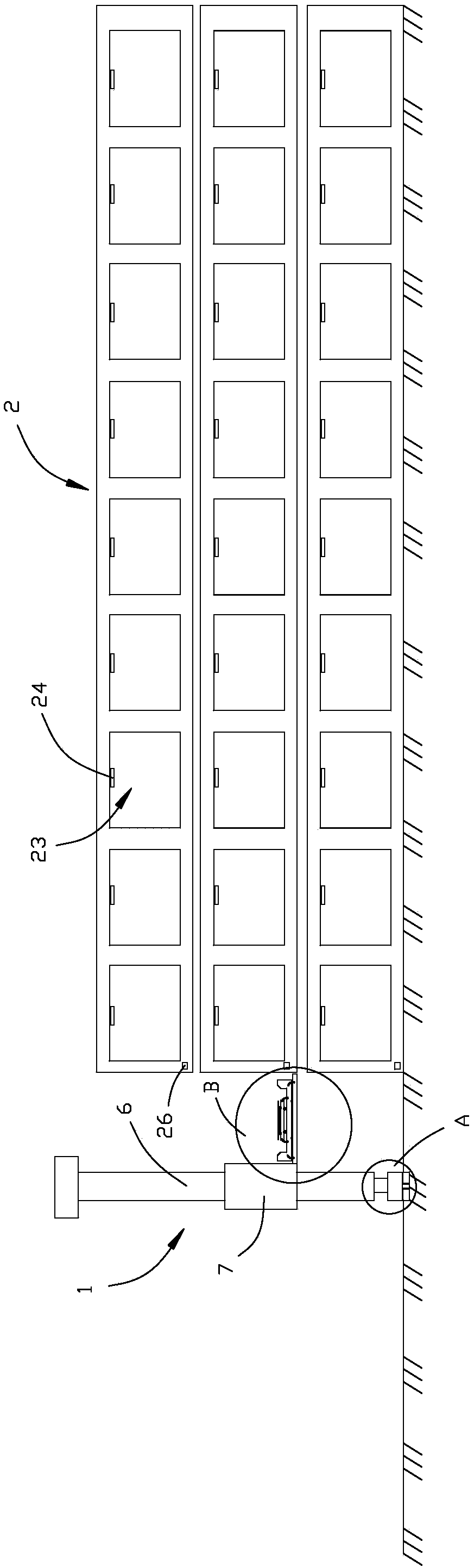 Parking storage method of stereo parking garage