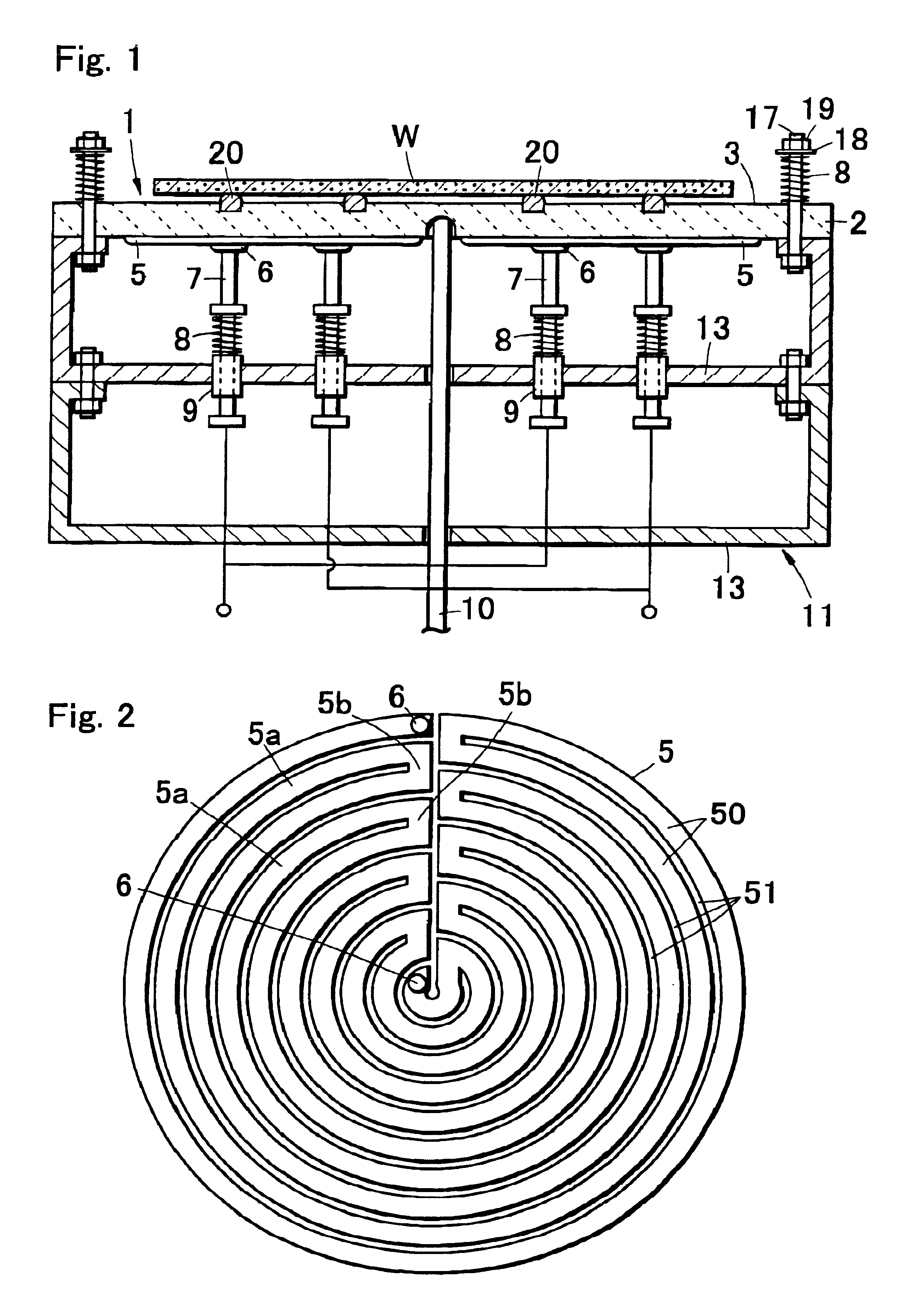 Wafer heating apparatus