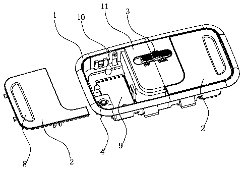 Automobile front top light