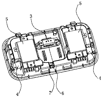 Automobile front top light