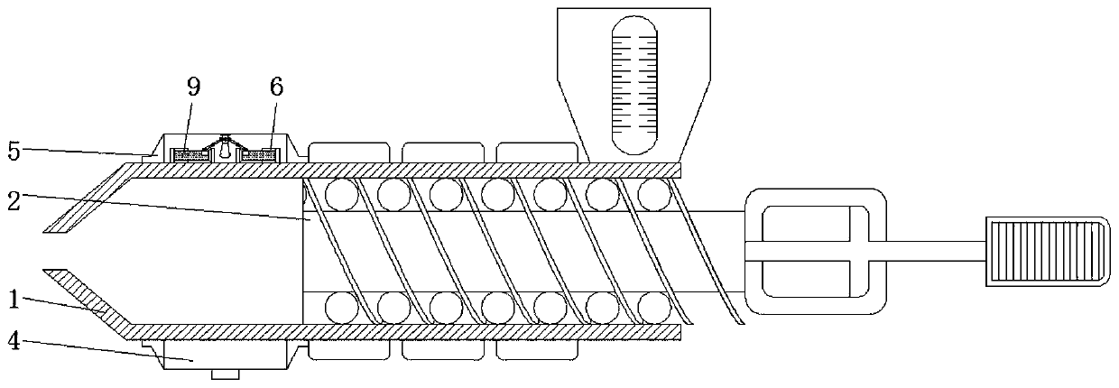 Preparation process and device of polyamide