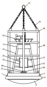 Remote communication equipment capable of stably floating and used for marine environment monitoring