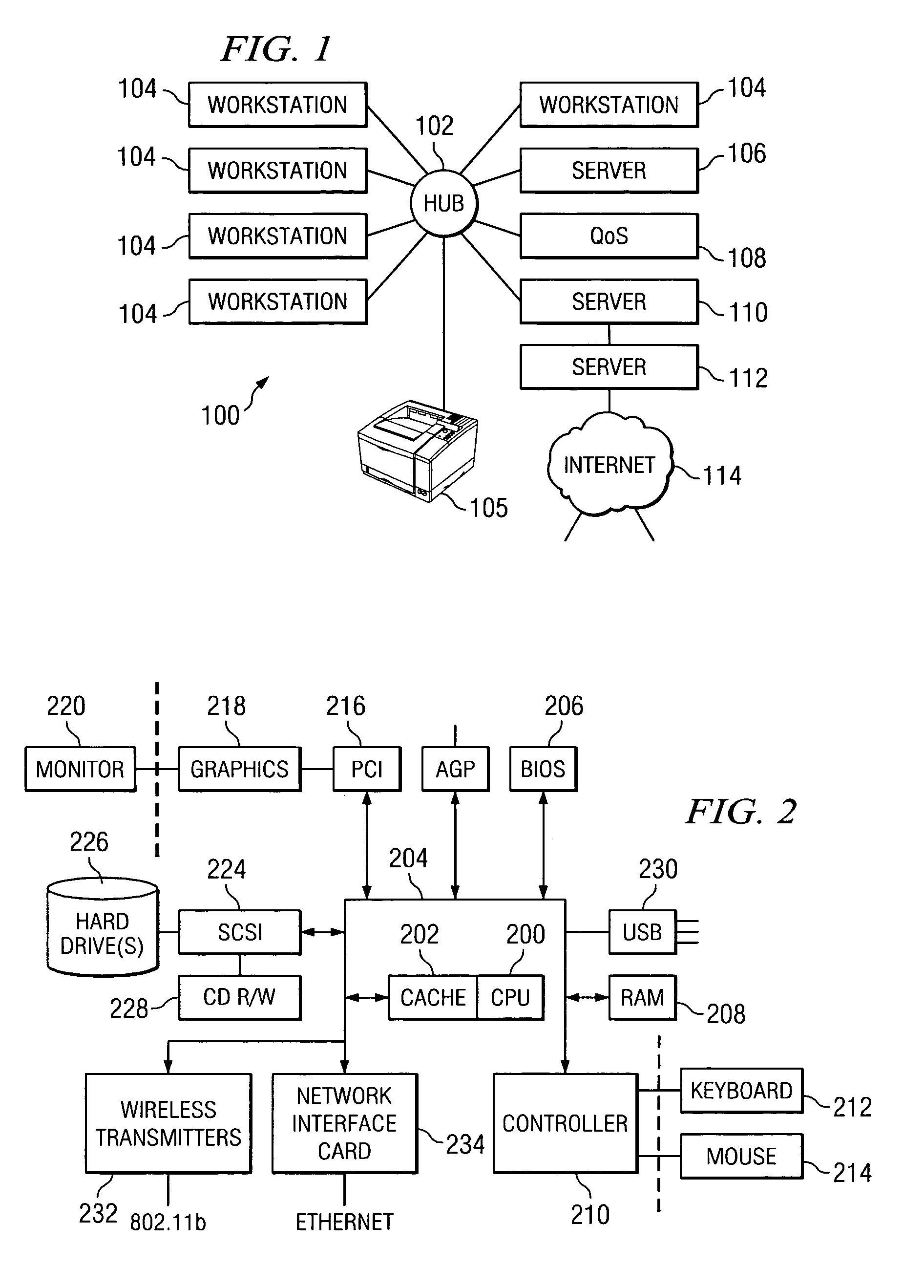 User-centric measurement of quality of service in a computer network