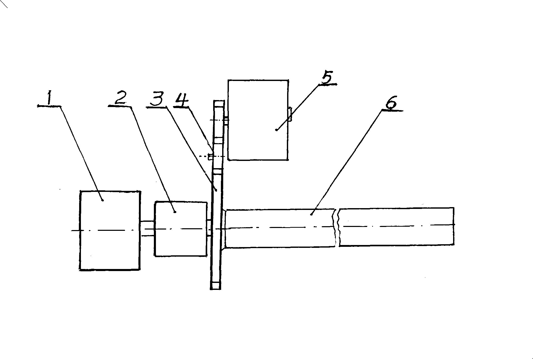 Electric power internal combustion power mechanism of vehicle