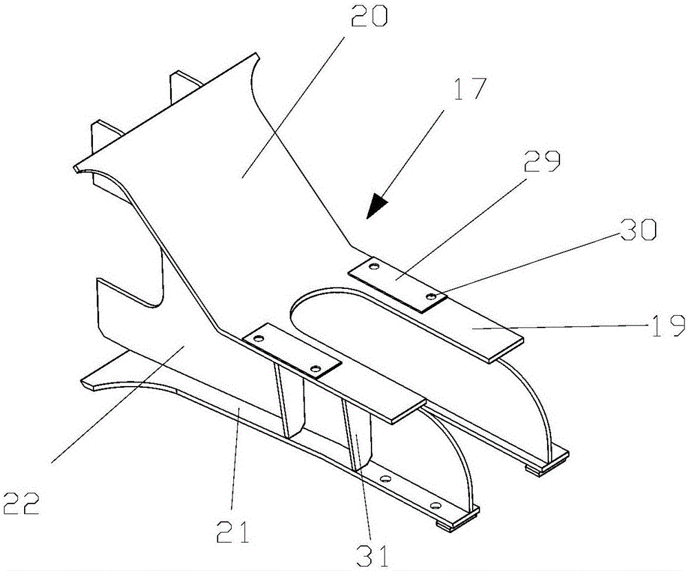 Railway self-dumping car chassis