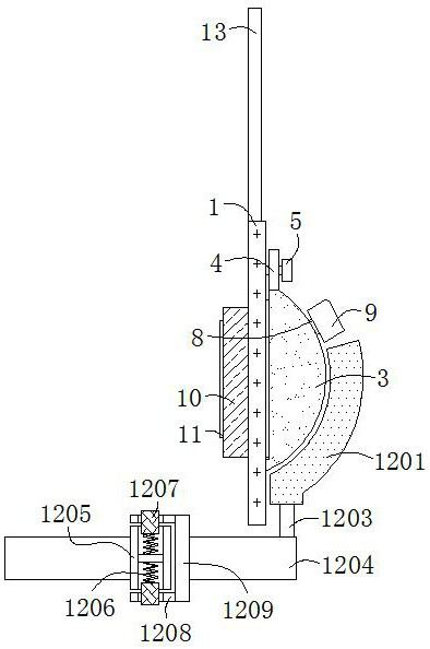 Breast surgery postoperative pectoral girdle assembling structure facilitating dressing change