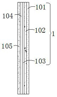 Breast surgery postoperative pectoral girdle assembling structure facilitating dressing change