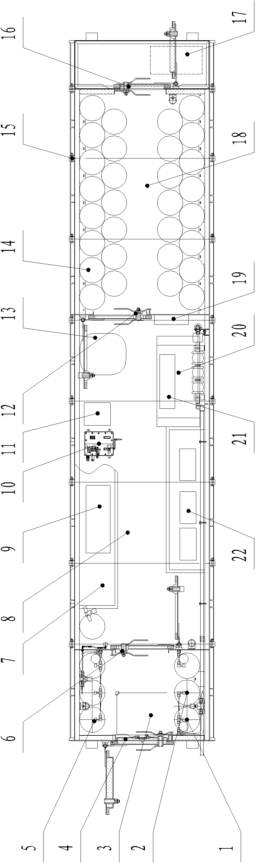 Movable split-type refuge chamber