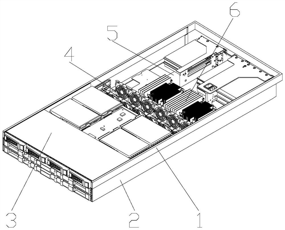 2U high-storage server architecture