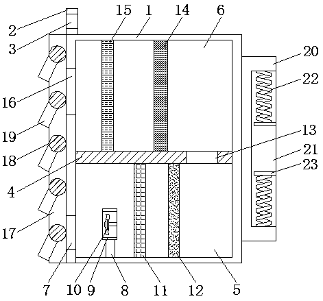 Hanging painting type air purifier