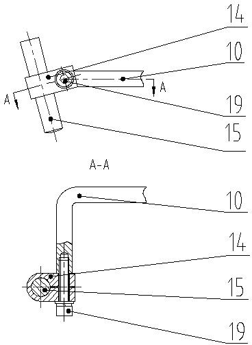 Longitudinal adjusting and auxiliary welding line alignment device for welding gun of special circumferential welding machine for automotive transmission shaft