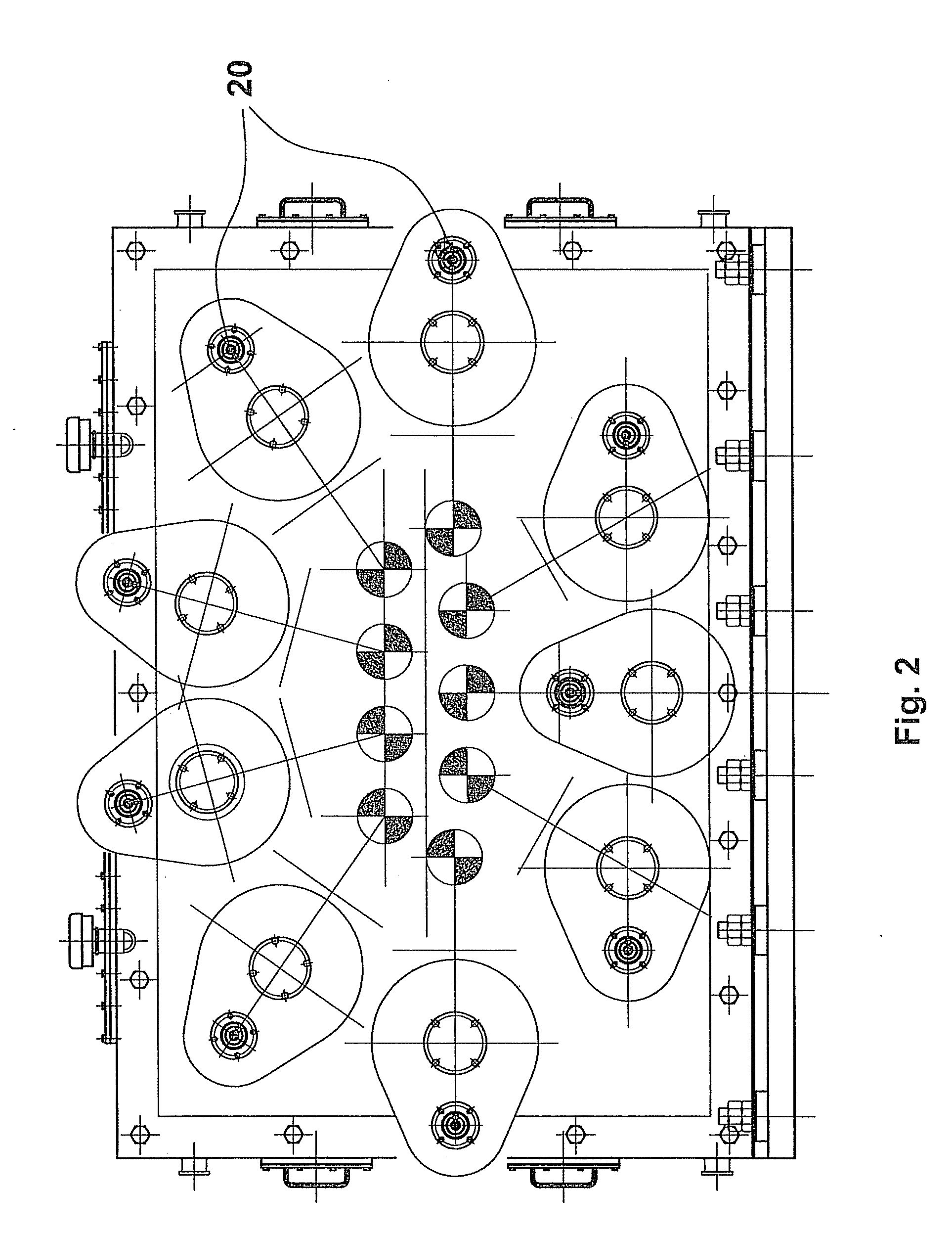 Roller actuating device for machines used for processing metal products