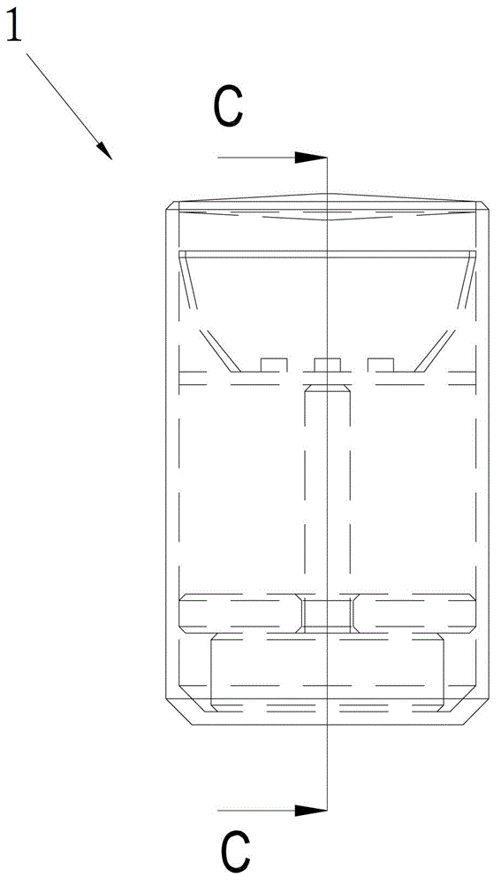 Automatically-focusing light-projecting device