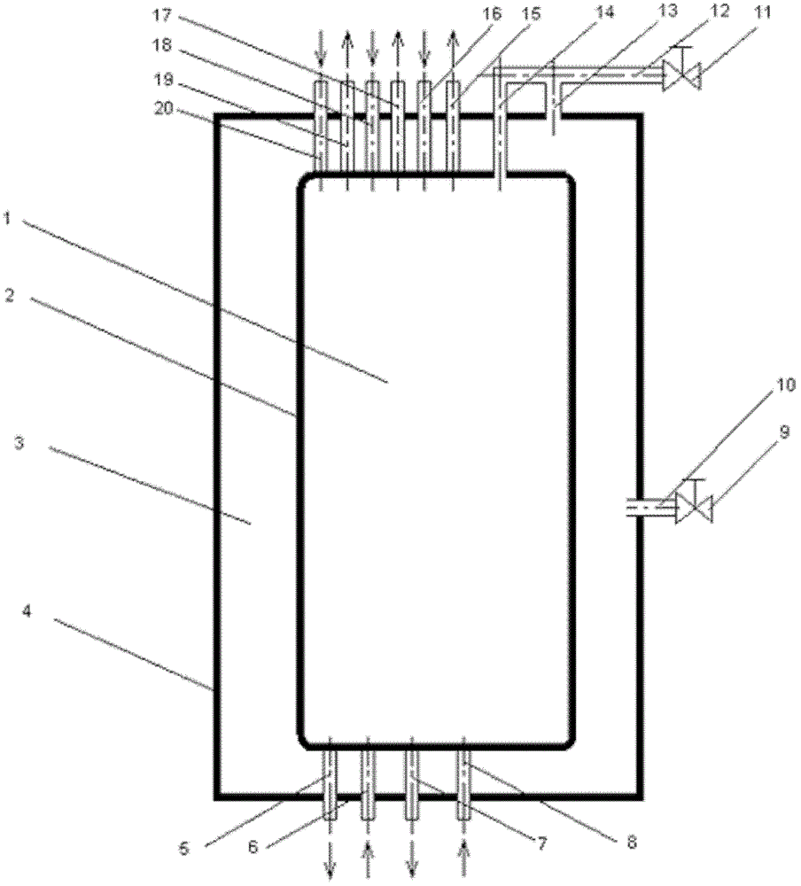 Double-layer shell negative pressure absorption refrigeration and air conditioning equipment