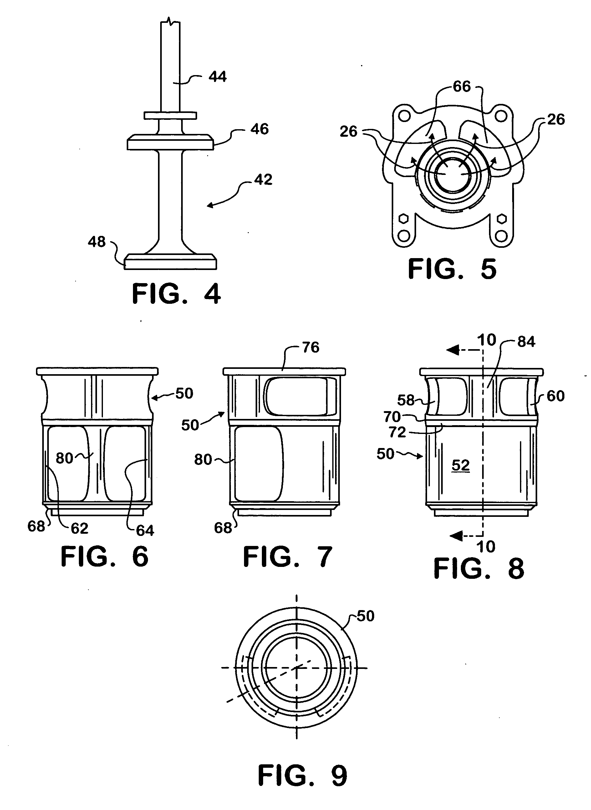 Emission control valve having improved force-balance and Anti-coking