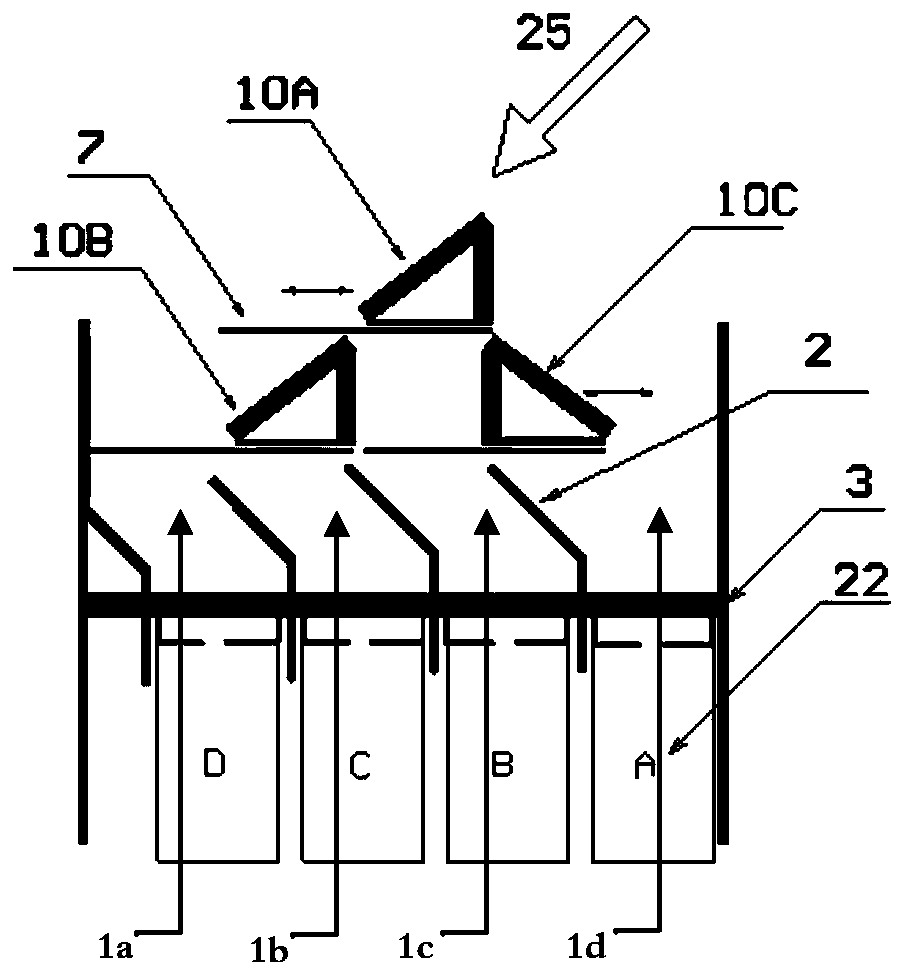 Three-dimensional structural package sorting device