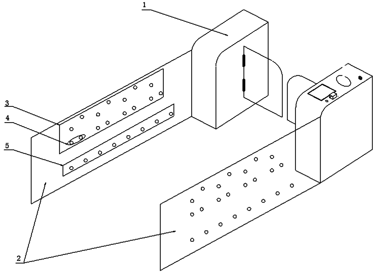 Passing behavior detection device of gate machine