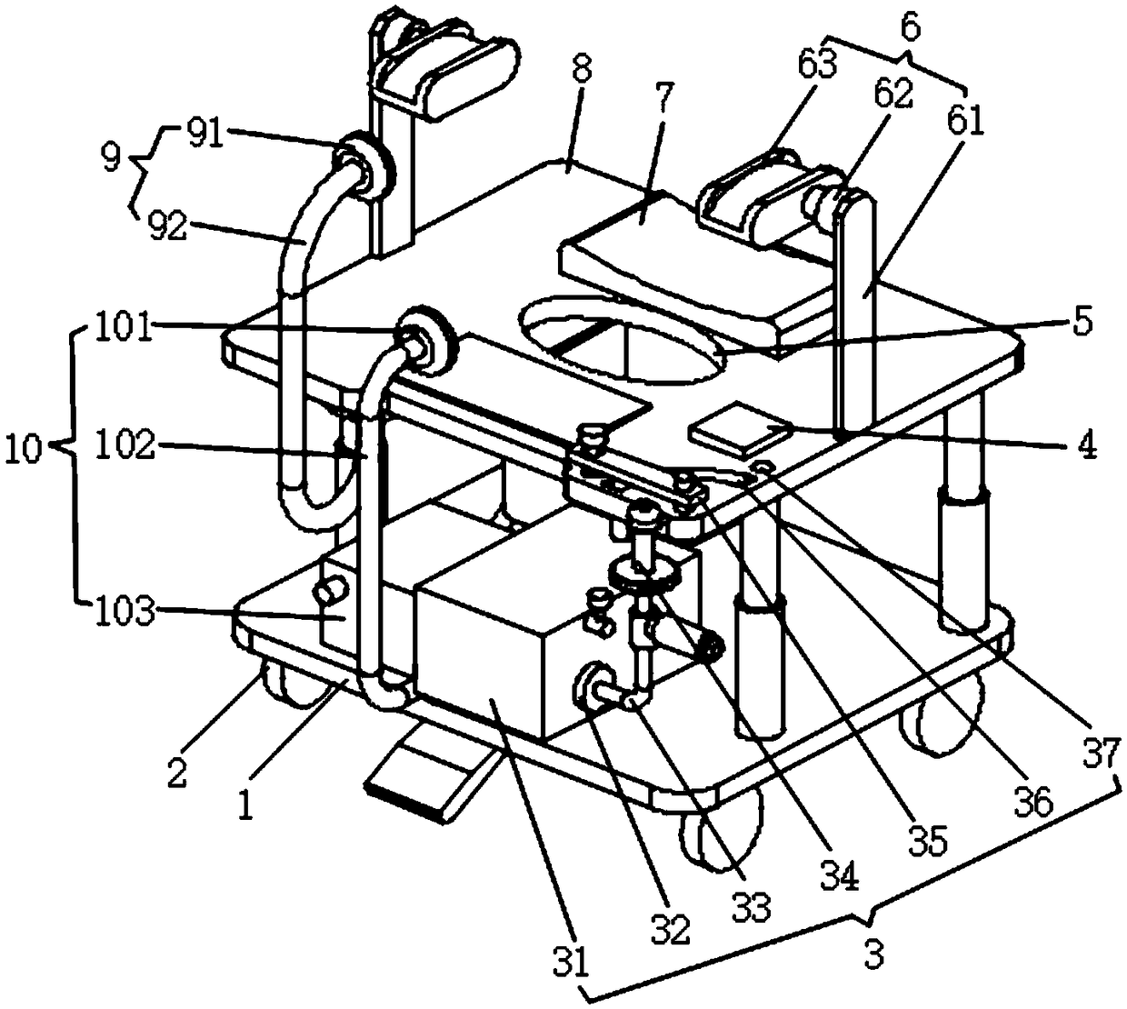 Obstetrical clinical exploration and treatment integrated apparatus