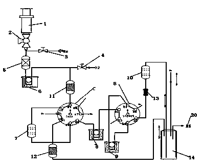 Enrichment analyzer for carbon and hydrogen elements in greenhouse gas CH4