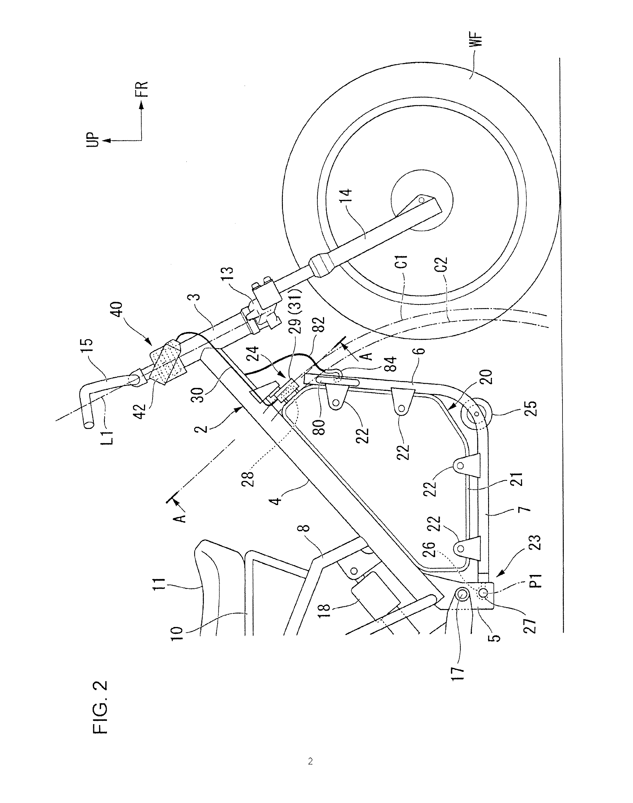 Saddle riding type electric vehicle