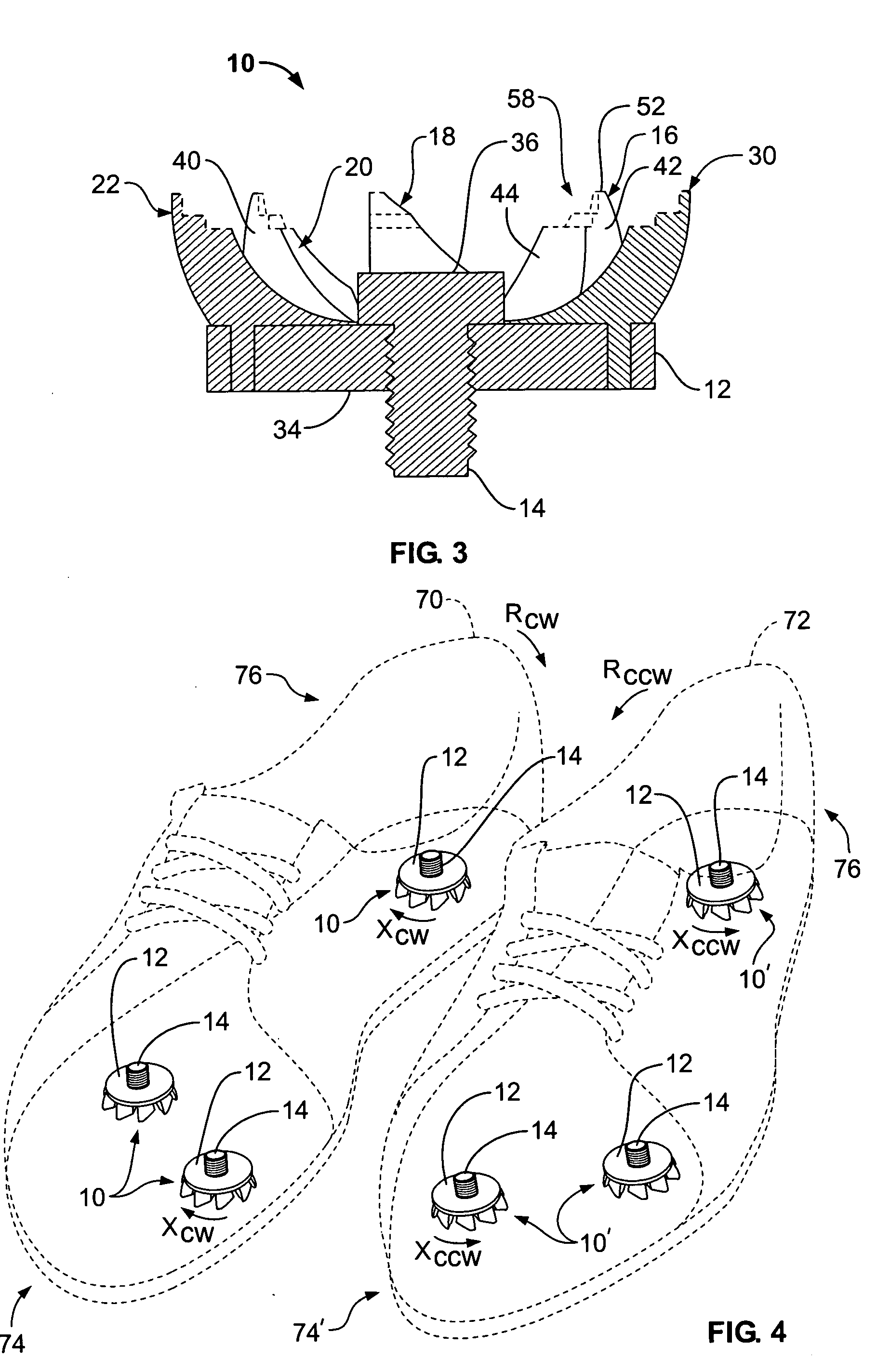 Cleat for athletic shoe