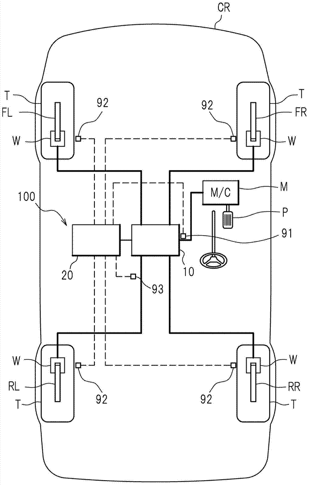 Vehicle brake hydraulic control equipment