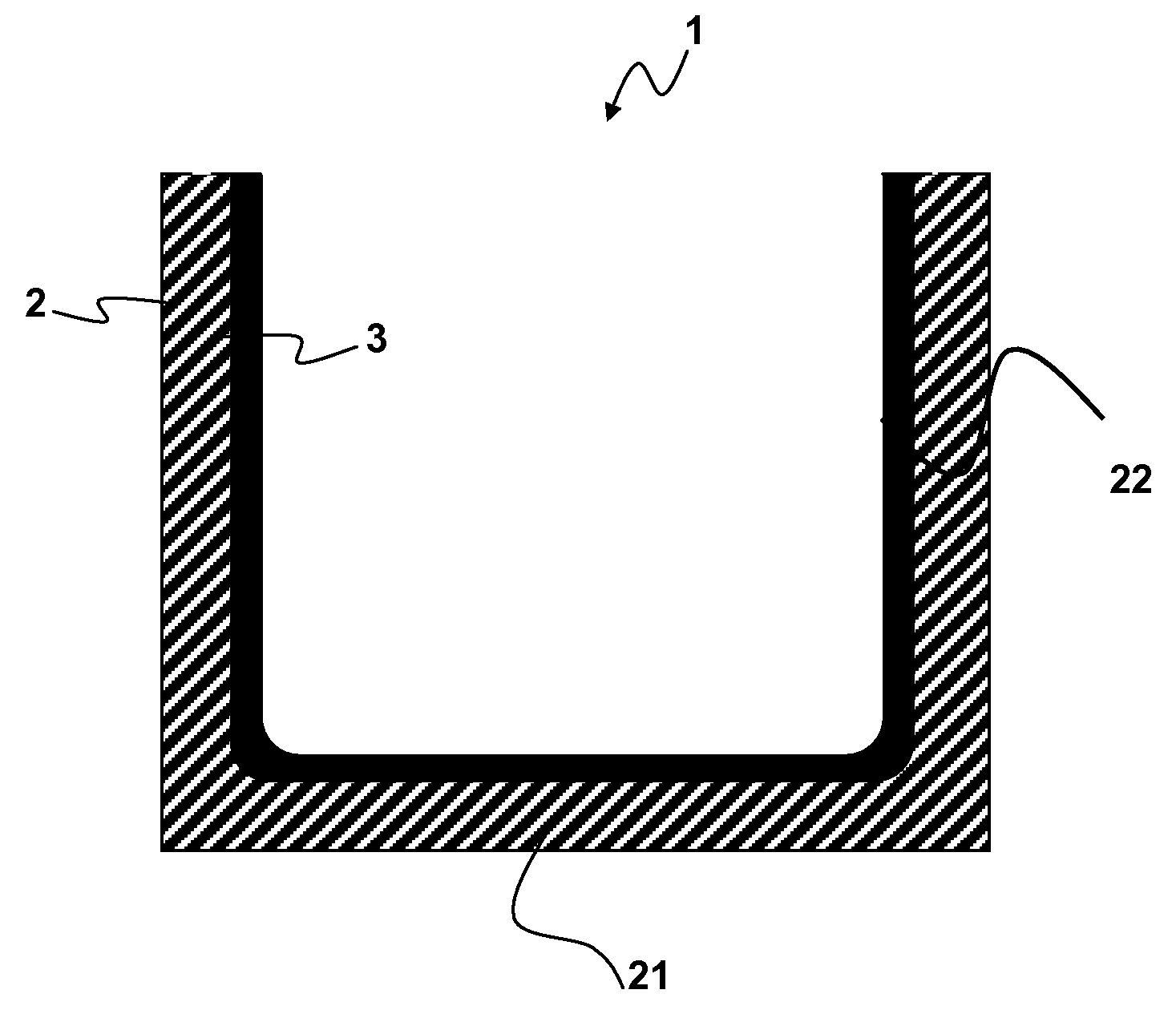 Crucible for the Crystallization of Silicon and Process for Making the Same