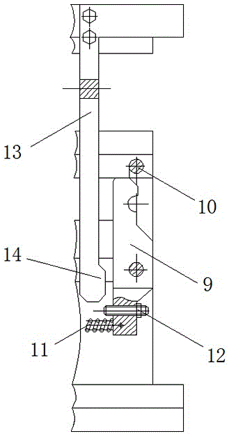 Double-parting-surface structure die capable of achieving stable and rapid parting