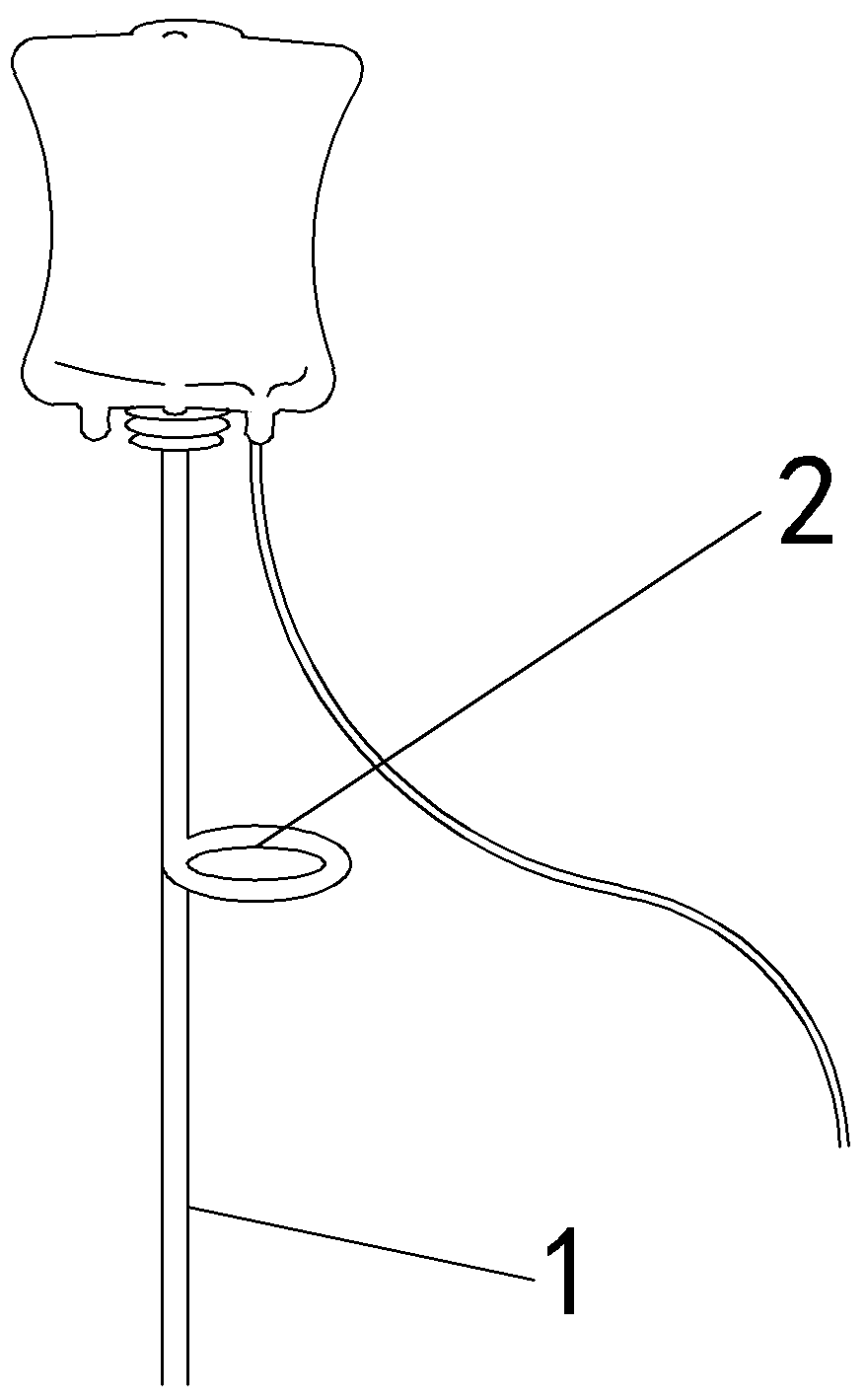 Infusion support capable of placing arm