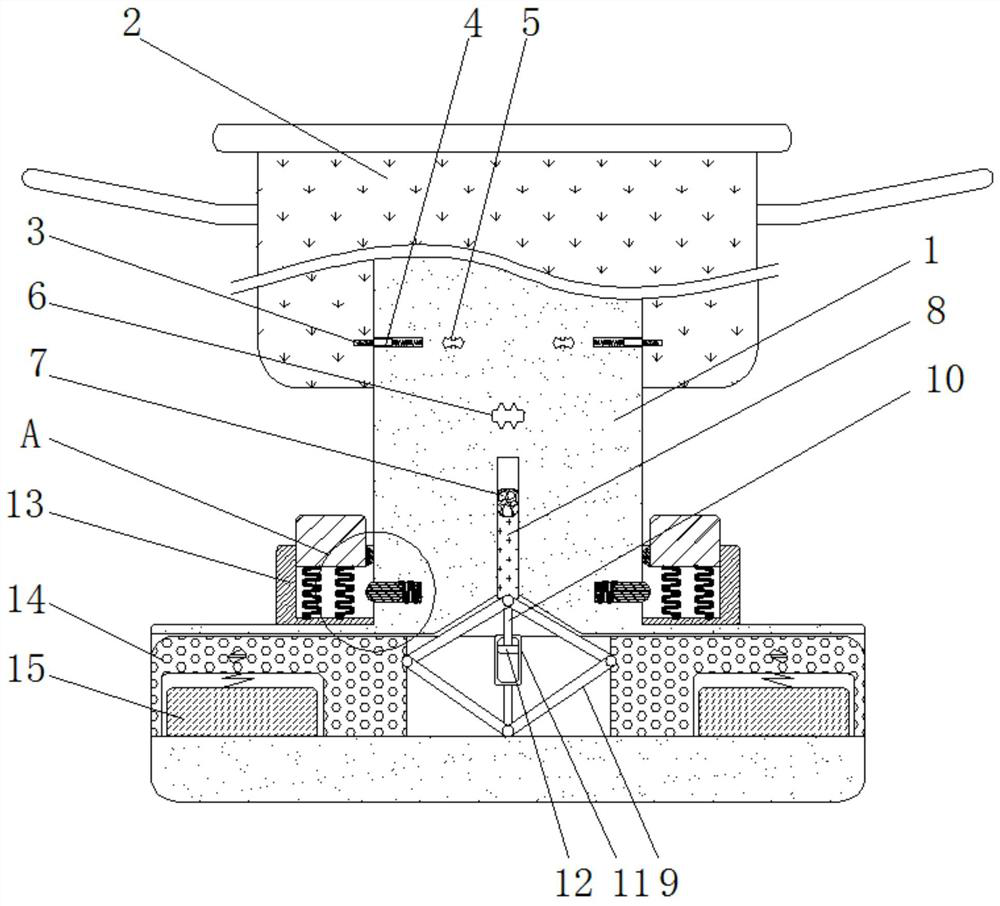 Coat hanger with anti-toppling function