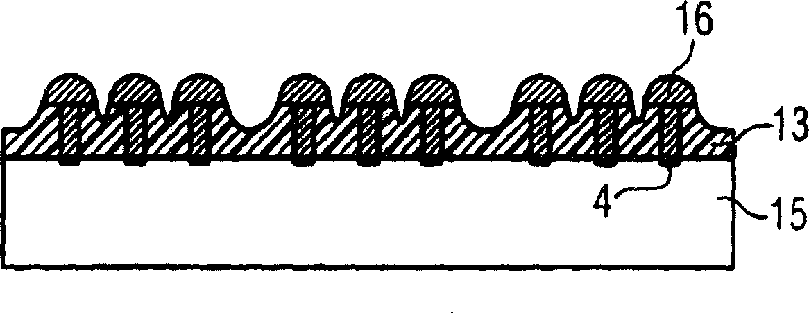 Semiconductor package with contact support layer and method to produce the package