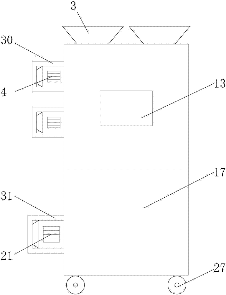 Automatic construction garbage disposal device