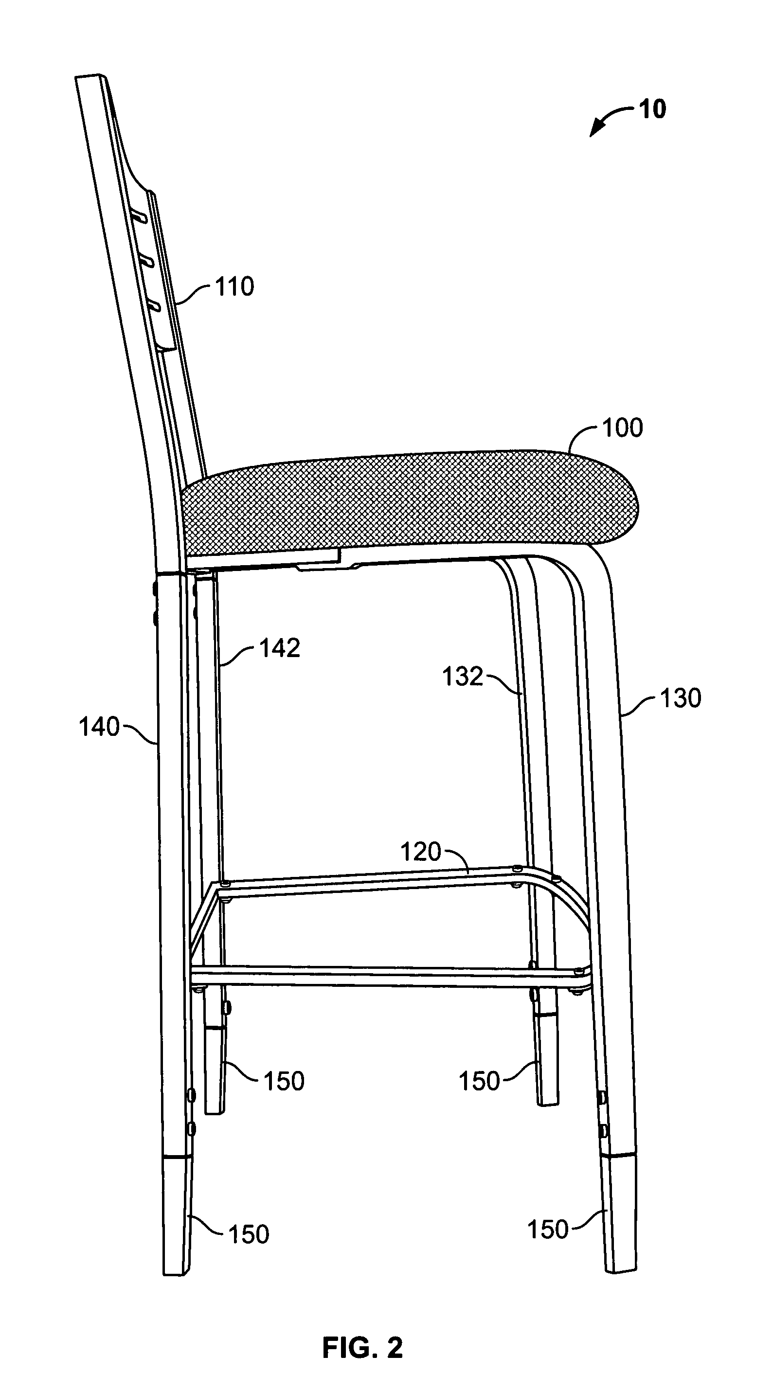 Easy assembly barstool