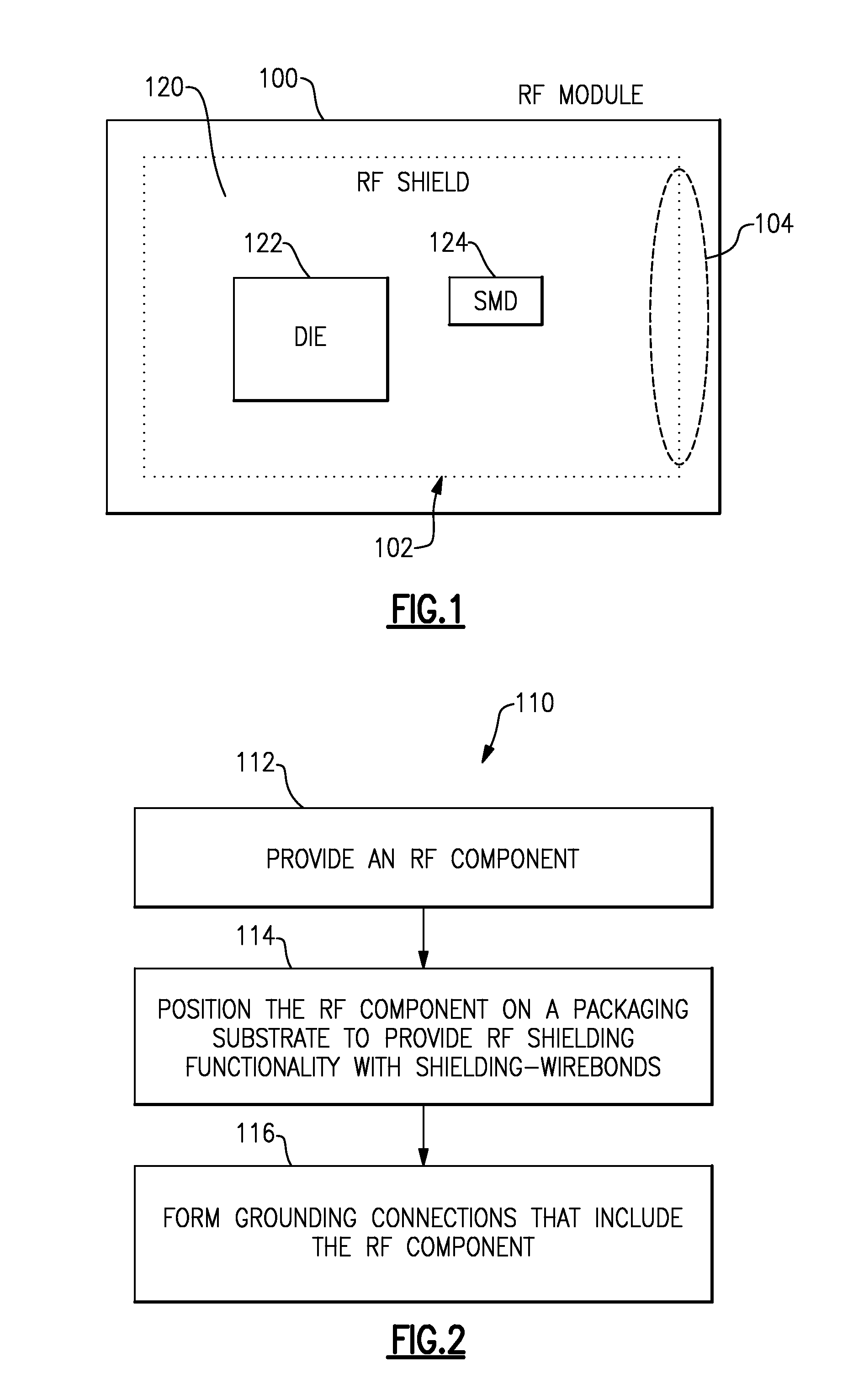 Apparatus and methods related to ground paths implemented with surface mount devices