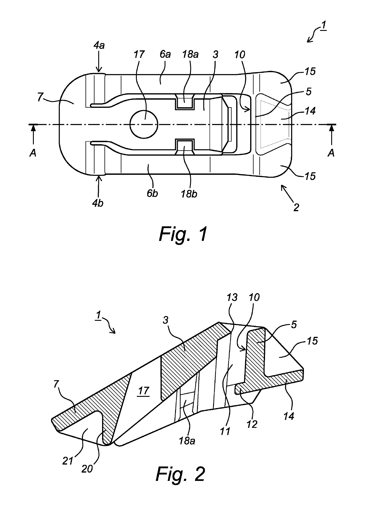 Clamp for clamping a cord on account of tension in the cord