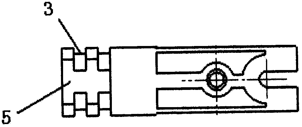 An integral button part for aviation circuit breaker