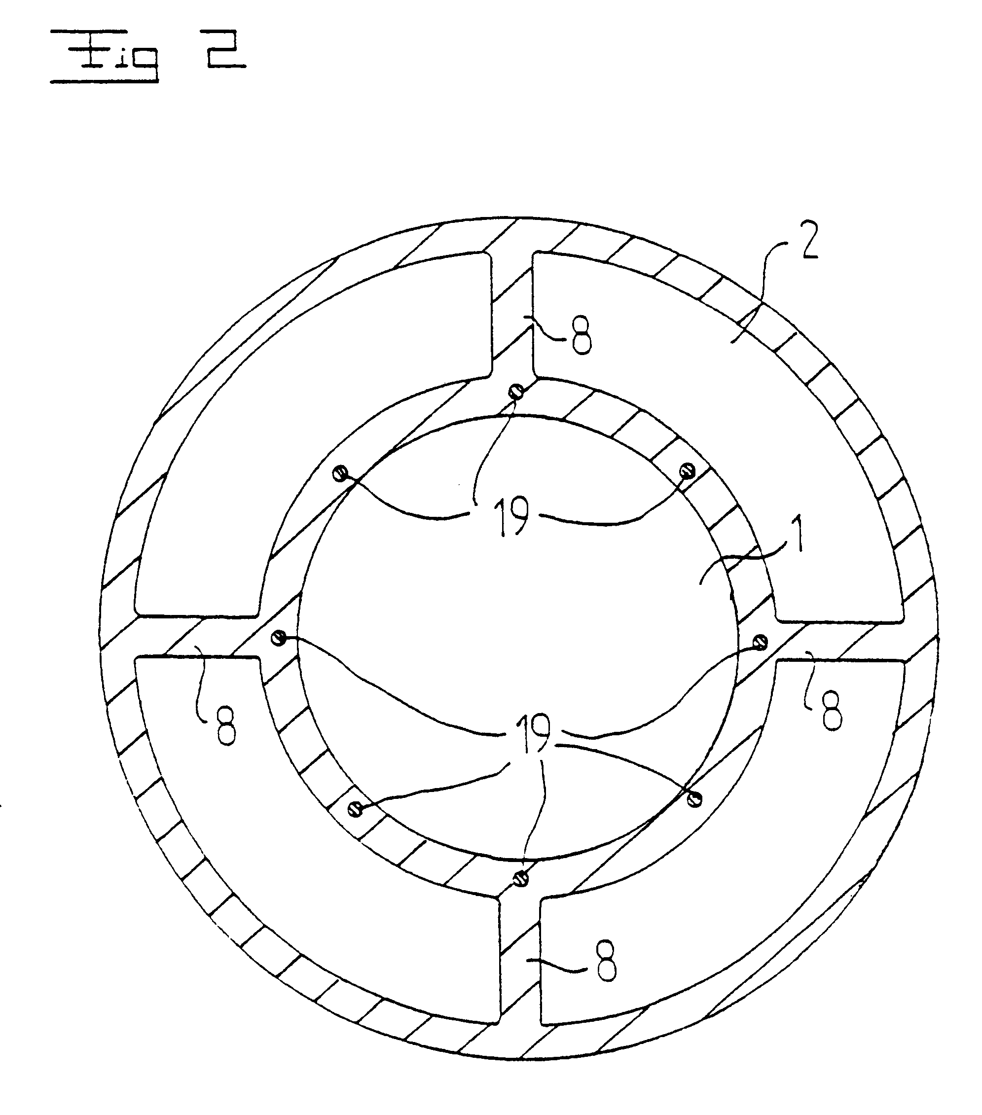 Device for supplying inhalation gas to and removing exhalation gas from a patient