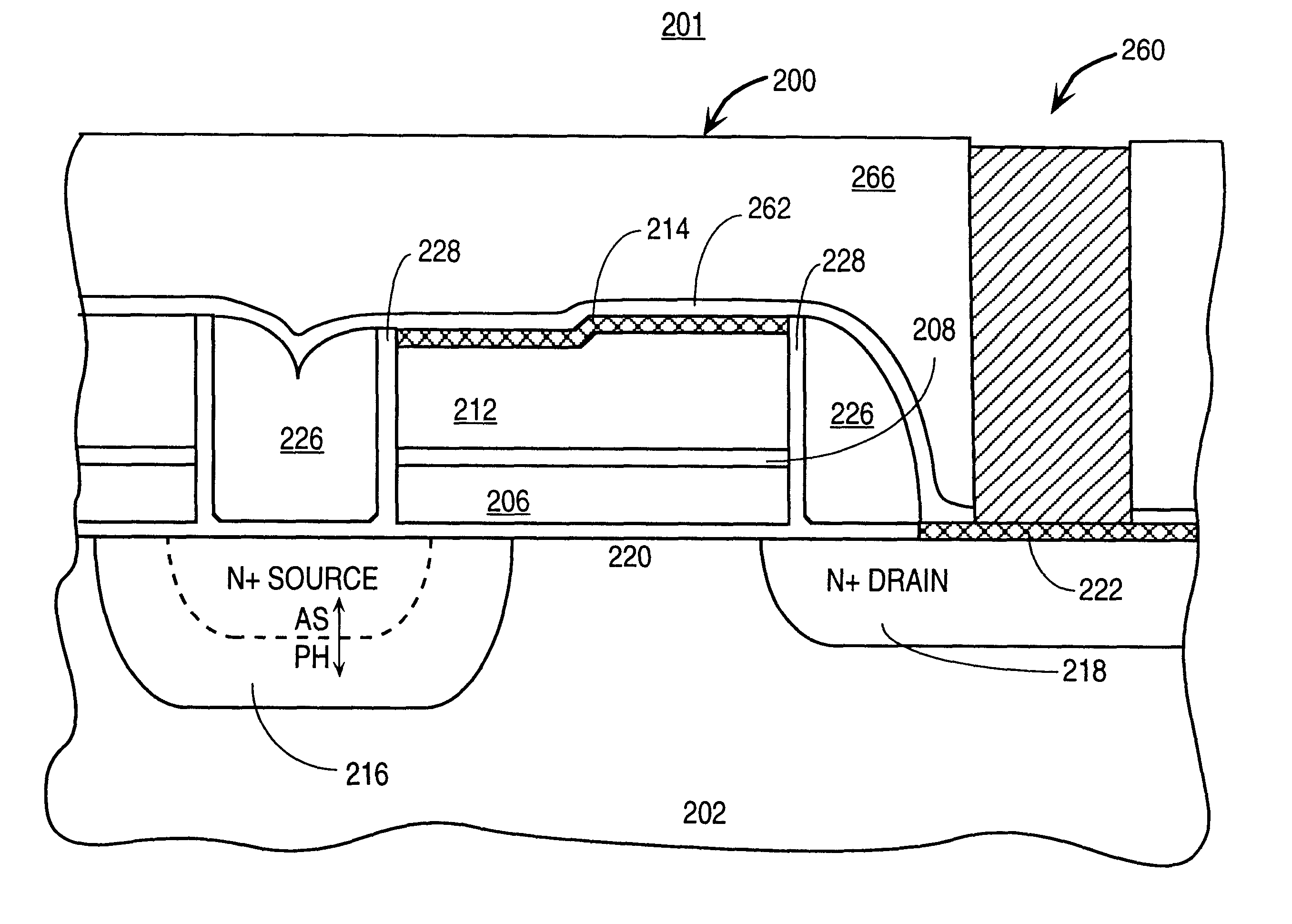 Integrated memory cell and method of fabrication